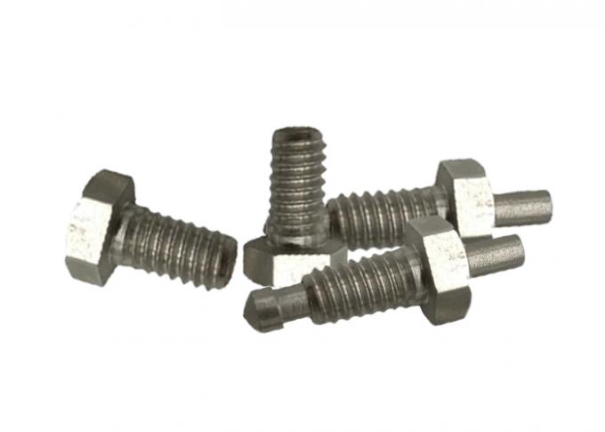 K Type Thermocouple Screw And Tips Brass Nickel Plating Parts M6x1.0 1/4''