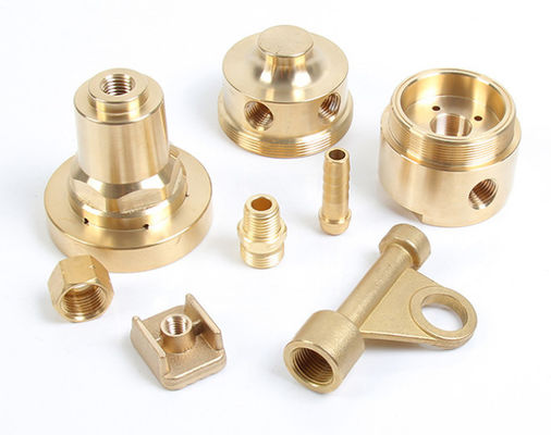 CNC Lathe Turning Brass Machining Parts 0.01mm-0.05mm Tolerance