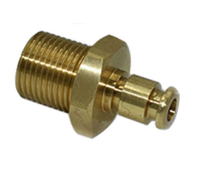 ISO 9001 Brass Precision Turned Components Micro Machining Tolerance 0.001mm