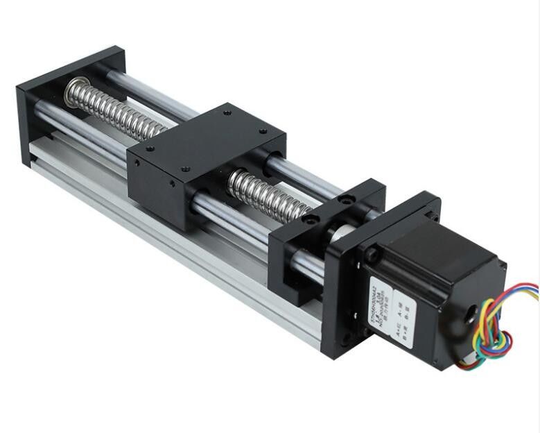 Accuracy 0.05mm Manual Sliding Table CNC Ball Screw Linear Guide