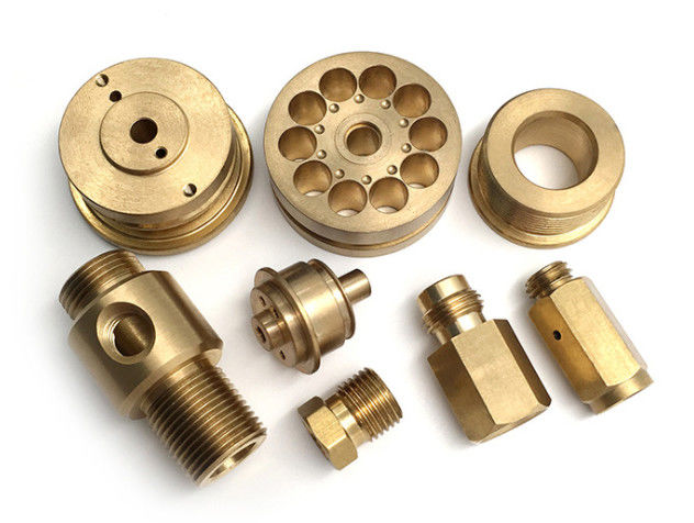 High Precision Turning Brass Machining Parts 0.01mm-0.05mm Tolerance